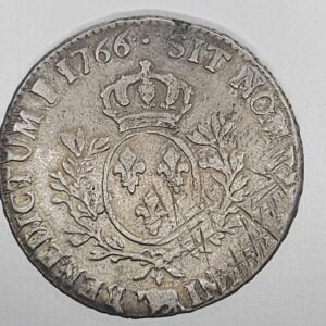 Écu d'argent au bandeau 1766 PAU BEARN - Louis XV - revers