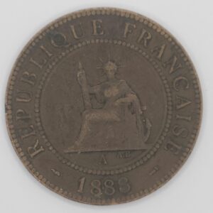 Avers 1 centime 1888 Indochine