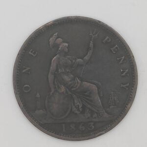 Revers 1 penny 1863