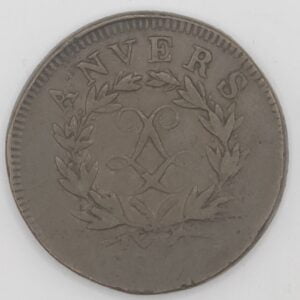 Avers 10 centimes Anvers 1814