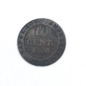 Revers 10 Centimes 1809 M Toulouse Napoléon Ier