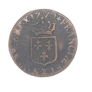 Revers Demi sol 1770 CC Besançon Louis XV