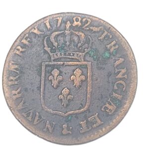 Revers un sol 1782 & Aix Louis XVI