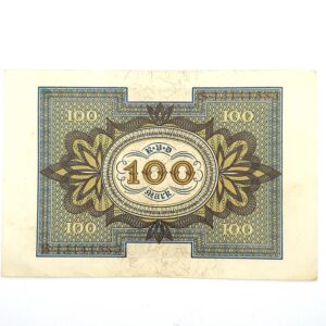 Verso 100 mark 1920