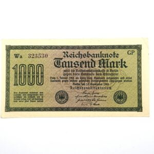 Recto 1000 mark 1923 Allemagne