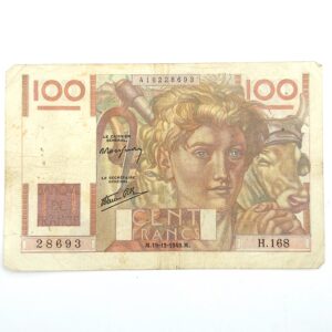 Recto 100 francs paysan TB