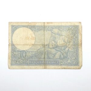 Verso 10 francs minerve 17-12-1936 TB