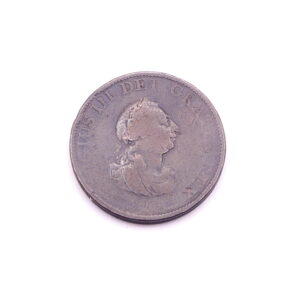 Avers one penny 1799 George III Royaume uni