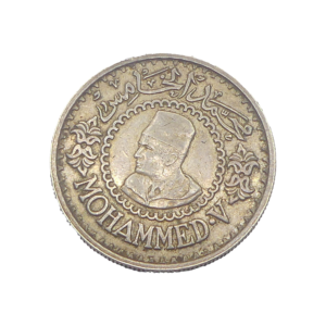 Avers 500 francs 1956 maroc mohammed V
