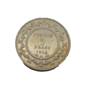 Revers 1 franc 1916 Tunisie