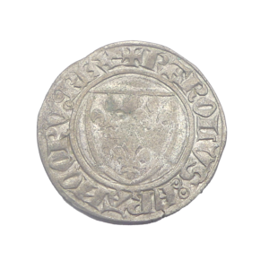 Revers Blanc Guénar Charles VI 1411 Paris 2ème émission