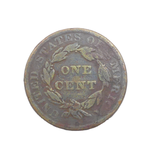 Revers Large cent USA 1837