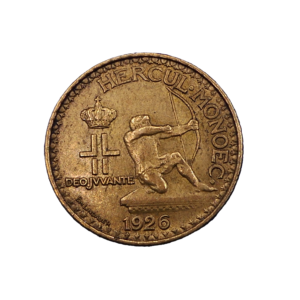 Avers Un franc 1926 Monaco SUP