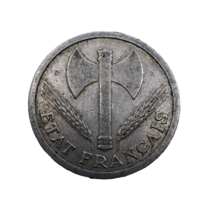 Avers 2 francs 1943 Beaumont le roger France