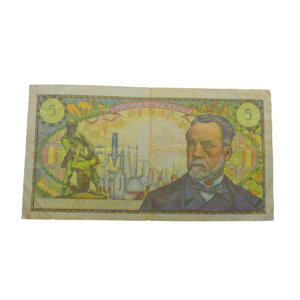 Verso 5 francs Pasteur 1966 - 1970