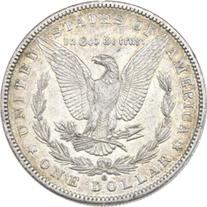 Revers Morgan dollar USA 1886 O GENI AU cleaned