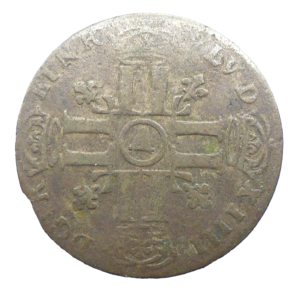 Revers Quinzain 1696 Paris Louis XIV