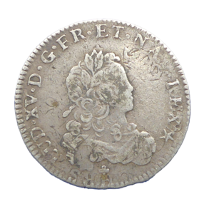 Avers tiers d'écu 1721 N Montpellier Louis XV France