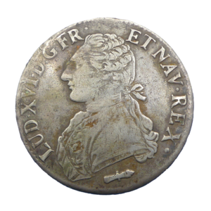 Avers écu 1790 Q Perpignan Louis XVI France