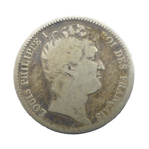 Avers 1 franc 1831 A Paris Louis Philippe France