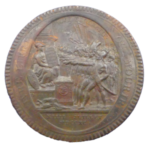 Revers Monneron 5 sols 1791 1er type France