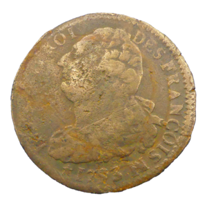 Avers 2 sols 1793 MA Marseille Louis XVI France