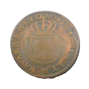 Revers sol 1789 Toulouse Louis XVI France