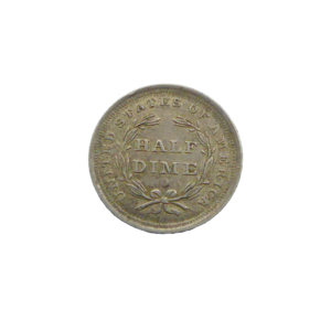 Revers 5 centimes Half dime 1839 Nouvelle orléans USA