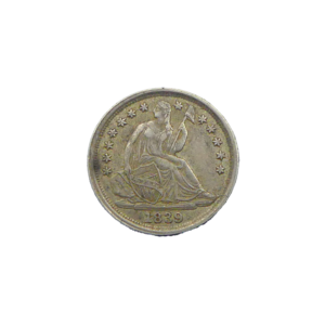 Avers 5 centimes Half dime 1839 Nouvelle orléans USA