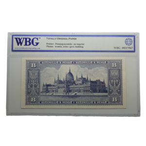 Verso 100 Quadrillions pengo 1946 Hongrie WBG 58