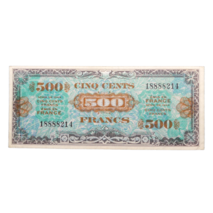 Recto 500 Francs 1944 Type drapeau