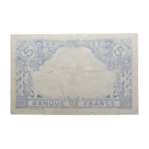 Verso 5 francs bleu 1916