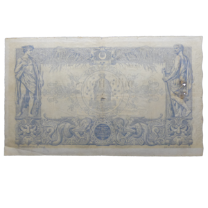 Verso 1000 Francs Tunisie 1918