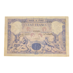 FRANCE - Billet 100 Francs Bleu et rose 19-08-1889