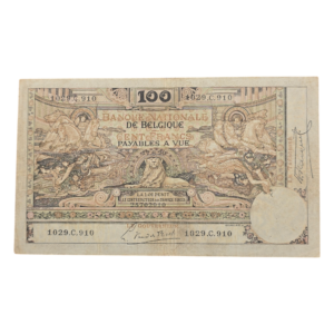 Recto 100 francs 17-06-1920 Belgique