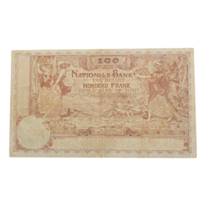 Verso 100 francs 17-06-1920 Belgique