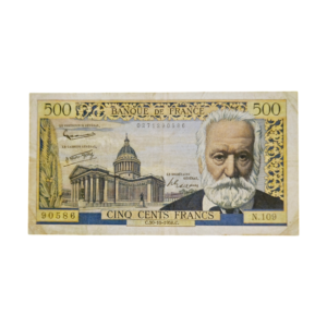 Recto billet 500 Francs Victor Hugo 30-10-1958 P-133