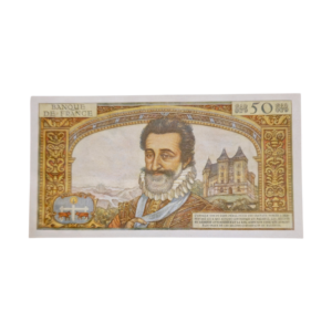 Verso billet 50 francs Henri IV 07-04-1960 P-143