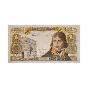 Recto billet 100 Francs Napoleon Bonaparte 04-10-1962 P-144