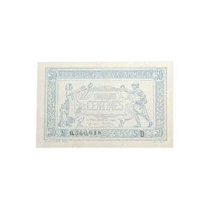 FRANCE - Billet 50 centimes Trésorerie aux Armées type 1917 Fay# VF.01