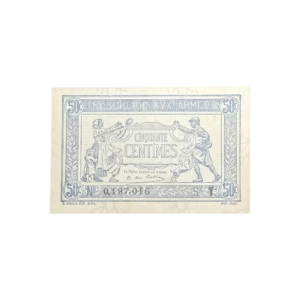 FRANCE - Billet 50 centimes Trésorerie aux Armées type 1919 Fay# VF.02