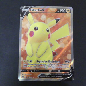 Pikachu V ful art 157/172 Stars Etincelantes épée et bouclier