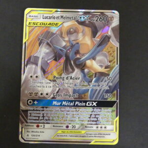 Lucario et Melmetal GX 120/214 Alliance Infaillible Soleil et Lune