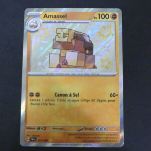 Amassel shiny 177/091 Destinées de Paldea Ecarlate et Violet