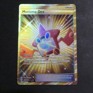 Motisma-Dex Full art secret gold 159/149 Soleil et Lune
