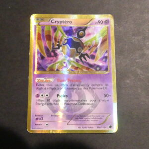 cryptéro secrete shiny gold 118/116 glaciation plasma noir et blanc