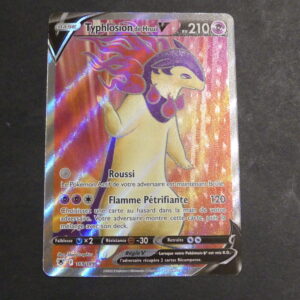 Typhlosion de hisui V full art Astres Radieux Epée et bouclier