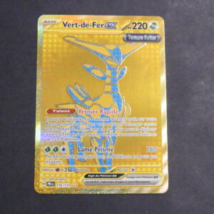 Vert-de-fer Ex Full art gold 176/131 Evolution Prismatique Ecarlate et Violet
